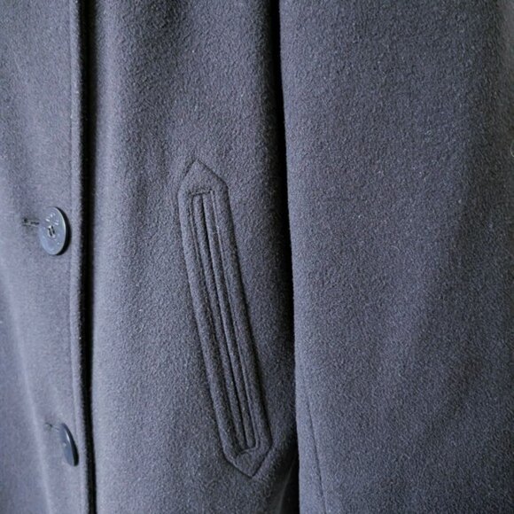 Brand New L.L. Bean Wool Cashmere Blend Women's Dark Navy Peacoat Size 14P - Picture 8 of 9
